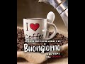 un caffè con tanto amore e un buongiorno che viene dal cuore