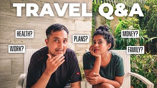 Our first ever full-time travel Q\u0026A (😳 WE ARE SHARING IT ALL after six months on the road)