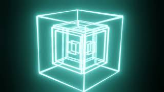Simple Wireframe Cube Animation