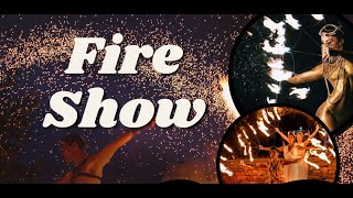 Fire Show με πυρσούς, βεντάλιες, κορίνες, αλυσίδες, κοντάρια - Polis Art Καλαμάτα