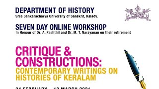 Critique and Constructions: Contemporary Writings on Histories of Keralam | Dr. Jayaseelan Raj