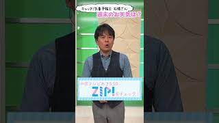 【カンタン解説】石橋さん週末（12月24.25日）のお天気は？「山地では雪に警戒⚠時間にゆとりをもって🧤」#shorts