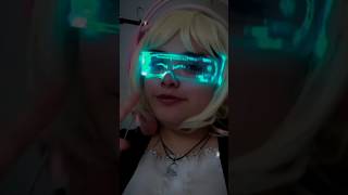 #productreview #glasses #cyberpunk2077 gafas estilo cyberpunk LED review #shortsfeed