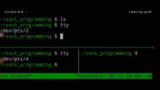 simple server and client chatting application in C language