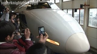 100系ラストラン K55編成 ひかり445号 博多行き 広島駅 2012.3.16