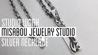 Jewelry making] From design and lost wax prototyping to finishing touches - Silver Necklace Making