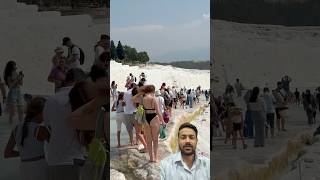 🌞The Wonder Of Nature Pamukkale | Hot Day In Türkiye #pamukkaleturkey