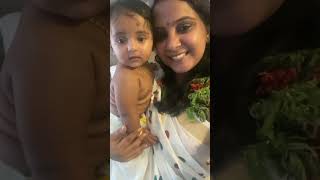 Daksha's choroon | Annaprasam at Guruvayur | #shorts #youtubeshorts #lifestylevlogs