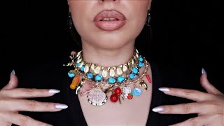 ASMR| Necklace Collection - Tingles for the Jewelry Lovers - Jingly Sounds, Scratching \u0026 Tapping