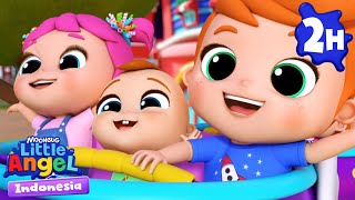 Mengeksplor Taman Hiburan | Little Angel Bahasa Indonesia | Kartun dan Lagu Anak