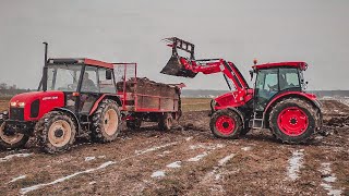 ||2k21|| Akcja na dwa zetory || Zetor 6340 \u0026 Nowy nabytek Zetor Proxima CL100 || Wywóz obornika ||