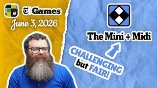 I liked this one! | NYT Mini and Midi Crossword June 3, 2026