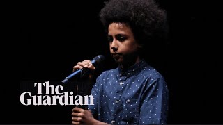 Solli Raphael, 12, becomes youngest winner of Australian Poetry Slam