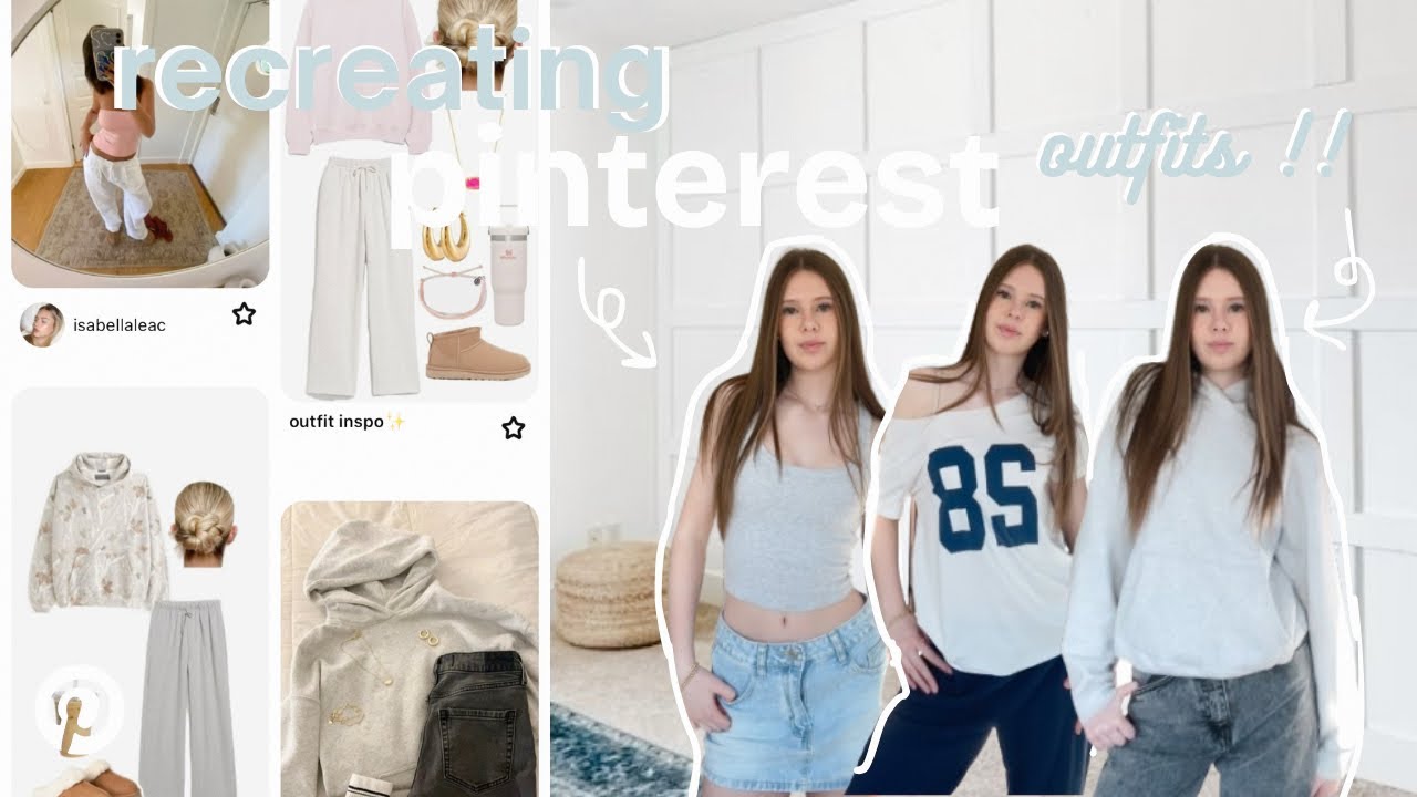 Recreating Pinterest Outfits Youtube