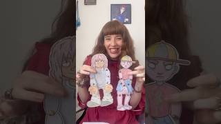 i made paper puppets for stopmotion!
