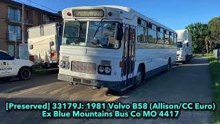 Preserved: 33179J ex BMBC/Pearce Omnibus MO4417: Volvo B58 (Allison/CC Euro)