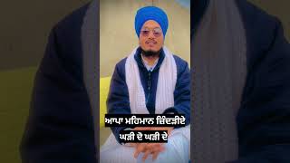 🙏 ਆਪਾ ਮਹਿਮਾਨ ਜਿੰਦੜੀਏ ਘੜੀ ਦੋ ਘੜੀ ਦੇ 🌷 #trendingshorts #shorts #viralvideo #gurbani #viral #shortsvide