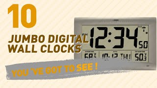 Jumbo Digital Wall Clocks // New \u0026 Popular 2017