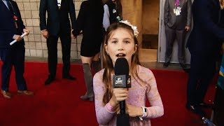 Brent Burns's Daughter Peyton Conducts All-Star Interviews