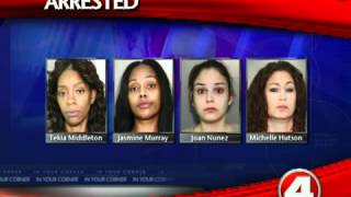 Charlotte County Sheriff's office arrested four women in a prostitution sting.