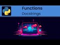 Python - Functions: Docstring