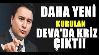 Ali Babacan'ın kurduğu Deva Partisinde beklenmedik deprem