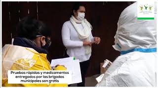 Pruebas y medicamentos gratuitos en rastrillaje de brigadas