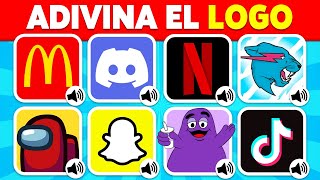 Adivina el Logo por su Sonido 🔥🔊 Netflix, McDonald's, Tiktok, Mario, MrBeast | Quiz de Logos 2025