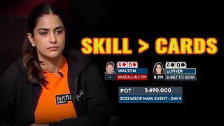 WSOP 2023: Nikita Luther Ka Epic Poker Decision - 4Bet Ke Sath Awkward Poker Spot!  🚀💎