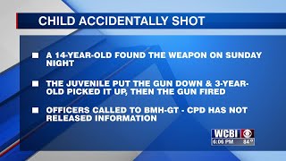 Columbus police report child was accidentally shot after finding gun