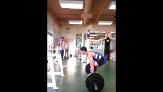 320 lb deadlift for 3 reps in SF