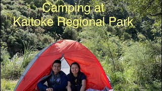 Camping at Kaitoke, New Zealand