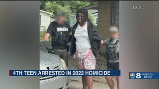 4th teen arrested in connection to a 2022 homicide in Brandon, 3 other teens charged