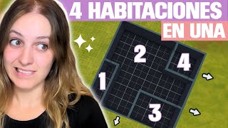 Los Sims 4 PERO en CADA HABITACIÓN hay MÁS HABITACIONES 🏡 | Reto de Construcción || Marta