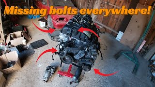 Trying to put my busted BMW N55 engine back together