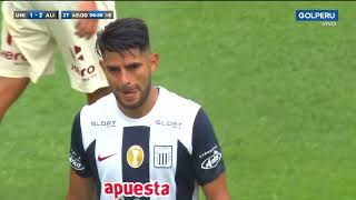 Torneo Apertura 2023: Carlos Zambrano se va expulsado tras falta a Piero Quispe