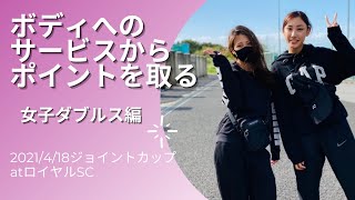 【ナイスプレーから学ぶテニス】ボディへのサービスからポイントを取る！