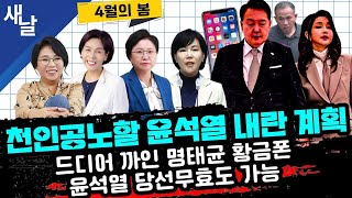 [노영희 전현희 김현] 소름끼치는 내란 계획, 반드시 윤석열 체포해야 / 윤석열 당선 무효로 가는 명태균 게이트 등