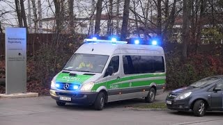 Autobahnpolizei und Polizei Regensburg: KStFz, SiKW, 3 FuStW und 3 Krads begleiten Demo