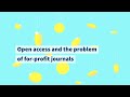 Open access and the problem of for-profit journals