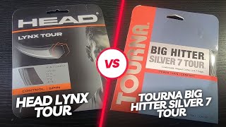 Head Lynx Tour VS Tourna Silver 7 Tour