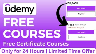 Udemy Free Courses with Certificate | Udemy Coupon Code 2023