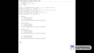Python Calculator Using Tkinter