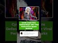 fiz cyndi lauper fans defend viral performance backlash celeb shorts viral