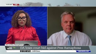 DA vs Ramaphosa | DA to appeal Electoral Court loss against Ramaphosa's speech: Willie Aucamp