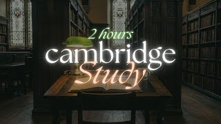 Cambridge University Library Ambience 🕰️ | 15th Century Dark Academia Study