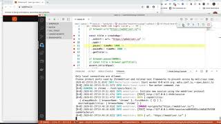 Debugging Webdriver IO Test Using VS Code (Screencast only. No Audio)