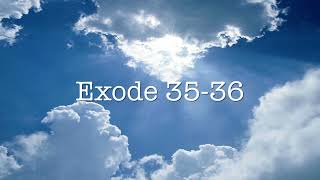 Exode 35-36   | La Sainte Bible en Français   (Version Louis Segond)   | The Holy Bible in French.