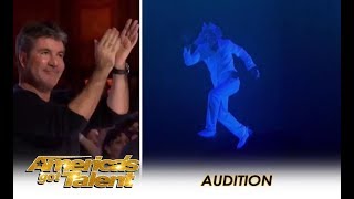 The Most AMAZING Multimedia Act Gets A Simon Cowell Standing Ovation! | America's Got Talent