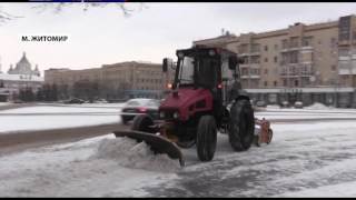 У Житомирі масові аварії через засніжені дороги